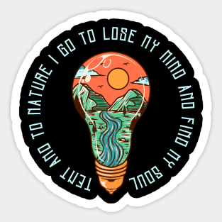 Camping time Sticker